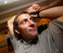Sebastien Charnoz wonders where the advertised post-banquet dancing will be.