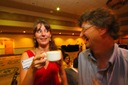 Lisa Kaltenegger (Harvard CfA) gives Nick the eye.