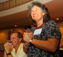 Fran Bagenal (U. Colorado) is extremely excited to announce that <i>at this
very minute</i> Barack Obama is watching Jupiter from his front lawn!